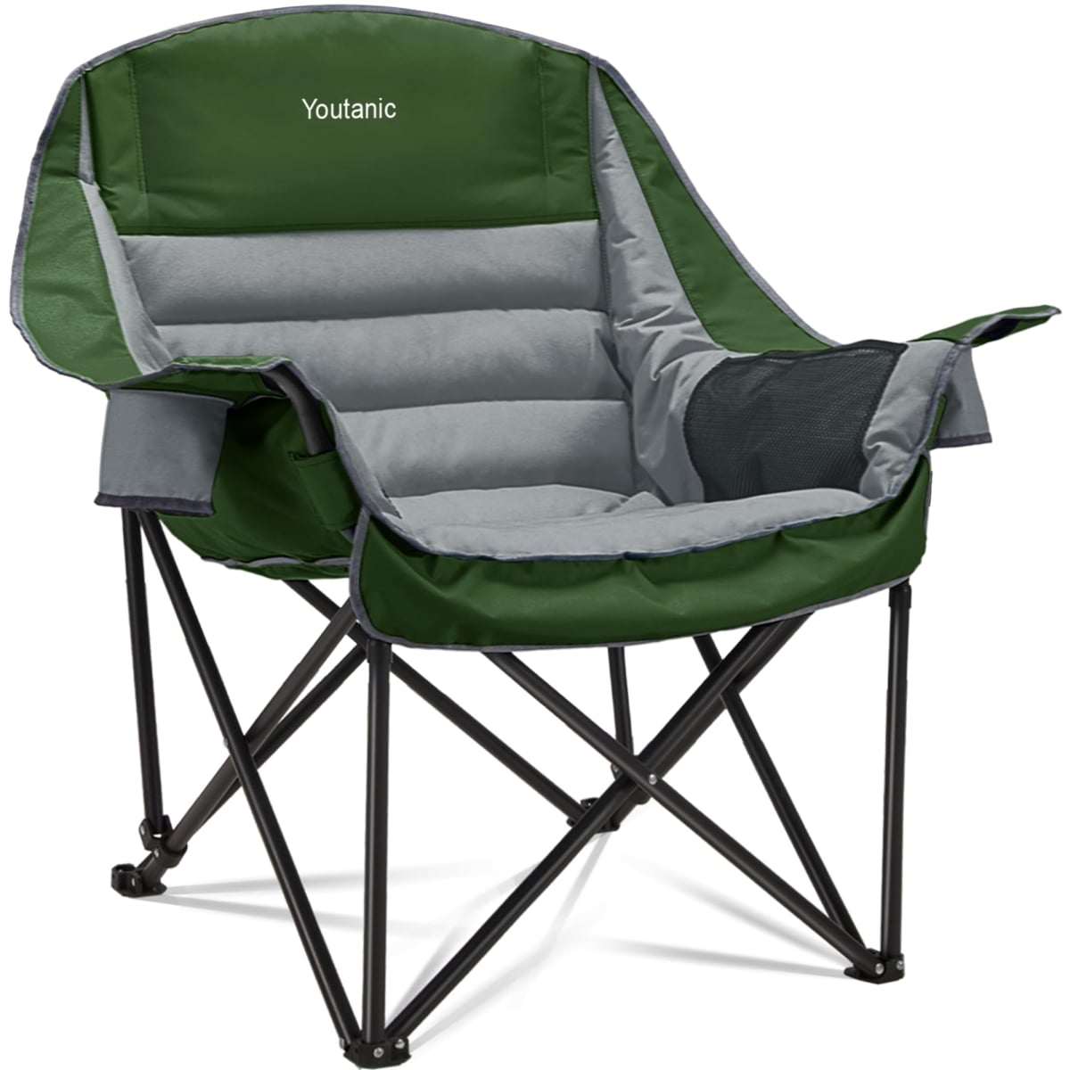 NT86155 Oversized Portable Folding Camping Chair, Heavy Duty for Adults, Up to 400 lbs, Style 7
