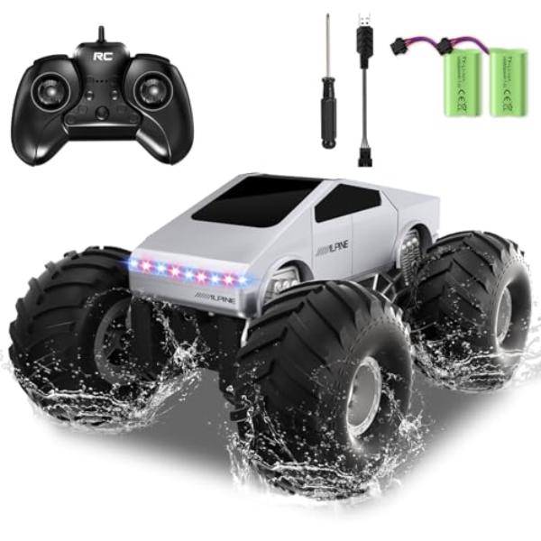 NT86302 1-16 Scale Remote Control Car - 2.4 Ghz Remote Control, 4WD All Terrain Waterproof Truck, Electric Vehicle Toys for Kids