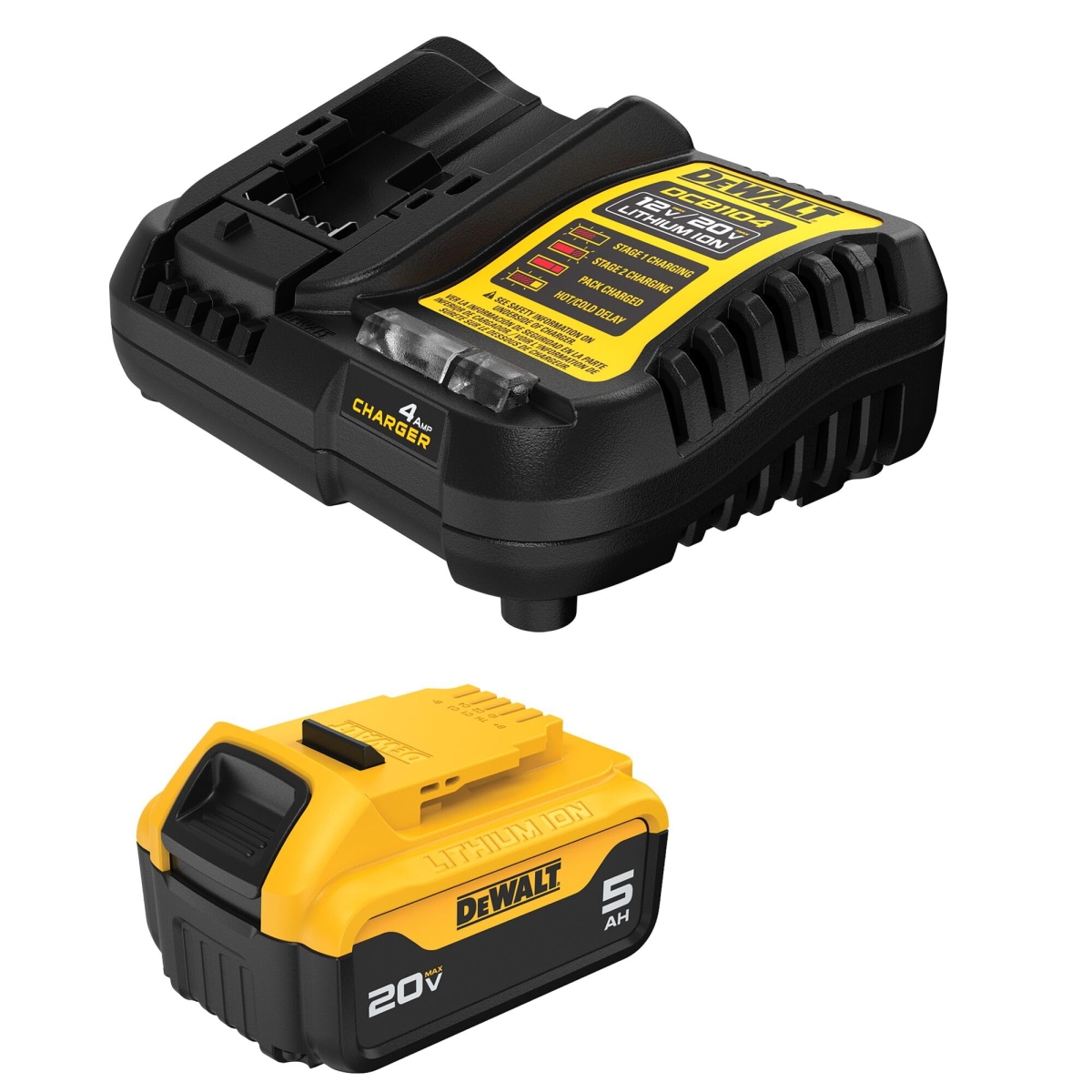 NT86651 DEWALT 20V MAX 5 Ah Lithium-Ion Battery & Charger Starter Kit
