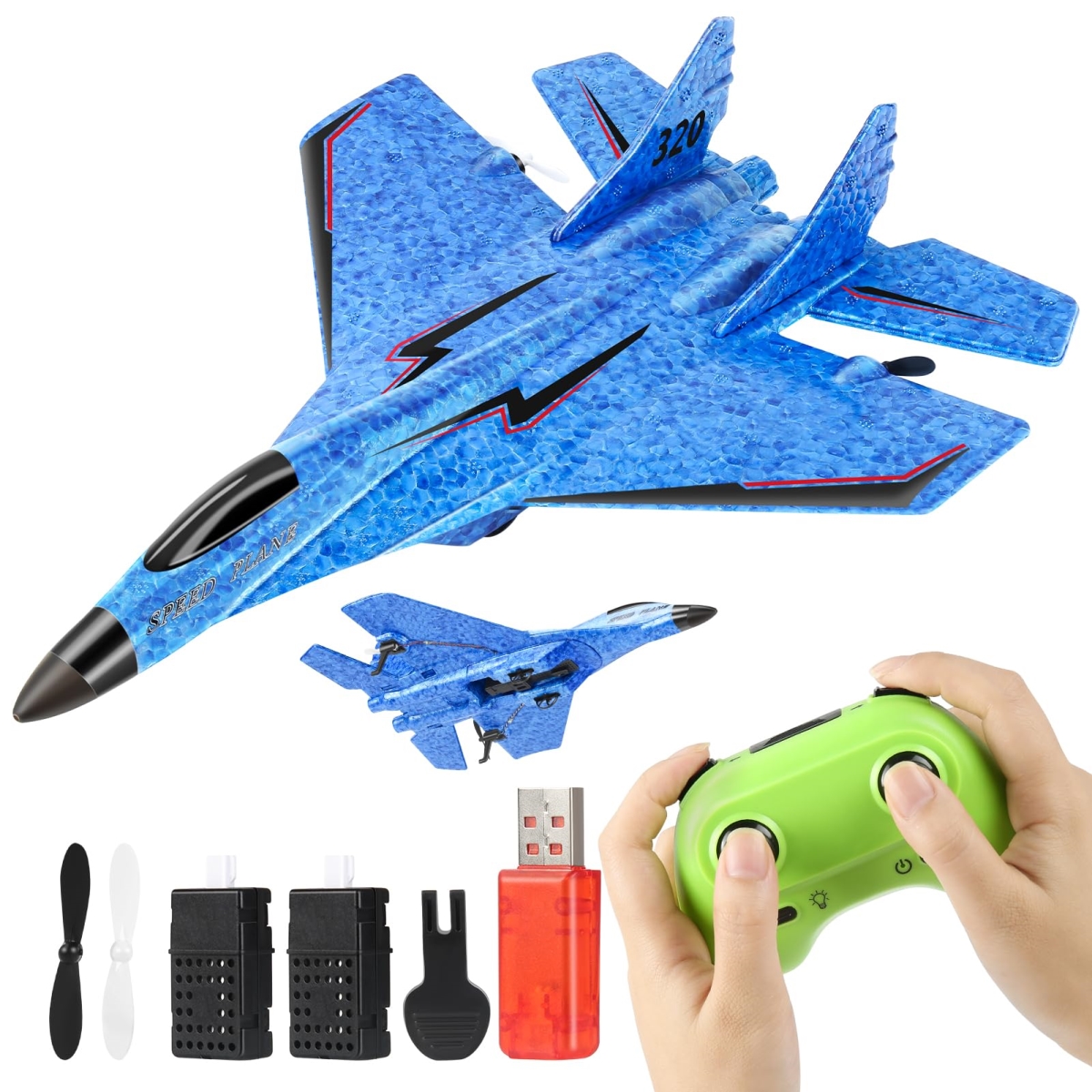 NT86784 Remote Control Plane, Remote Control Wireless Airplane Toys with Lights
