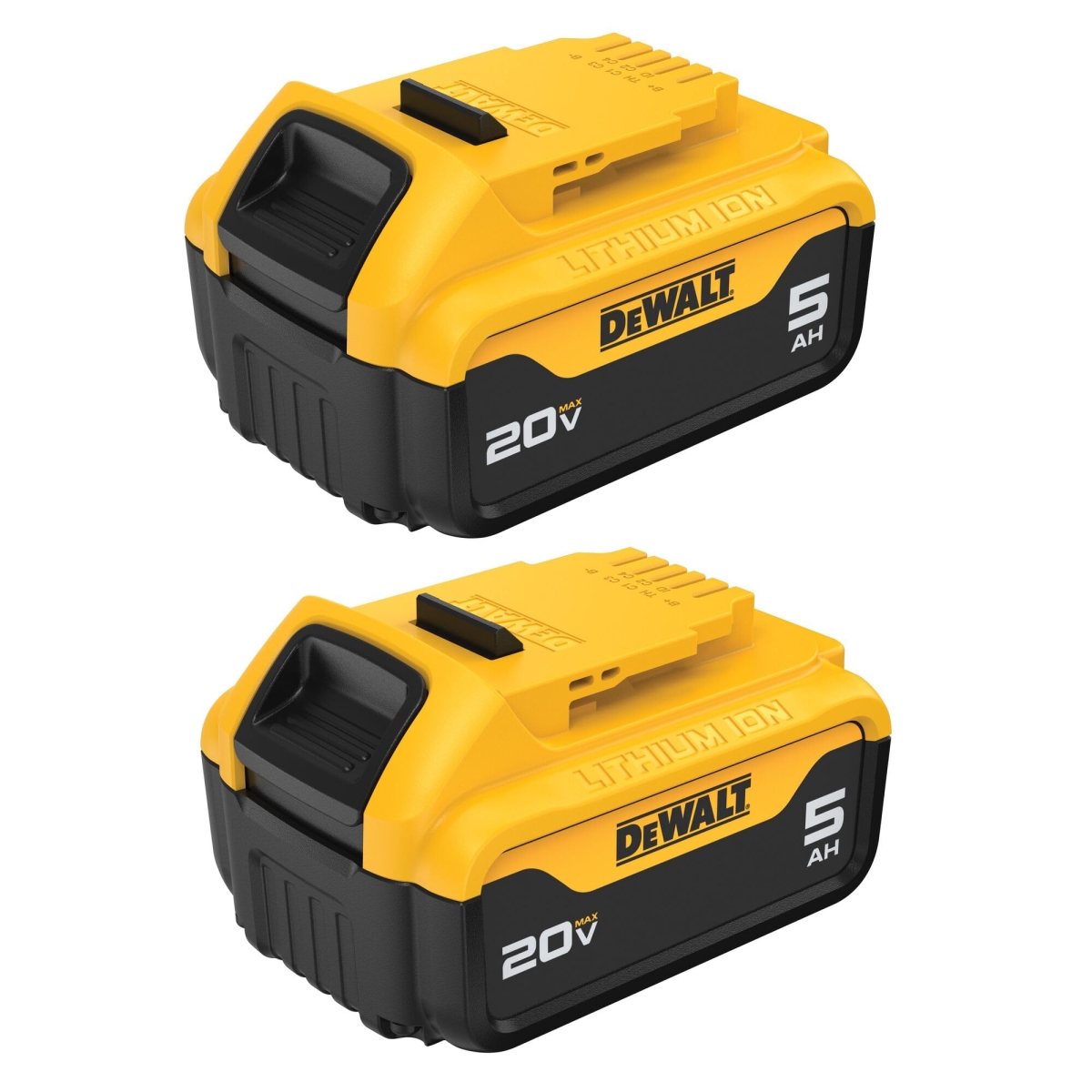 NT87188 DEWALT 20V MAX 5 Ah Lithium Ion Battery - Pack of 2