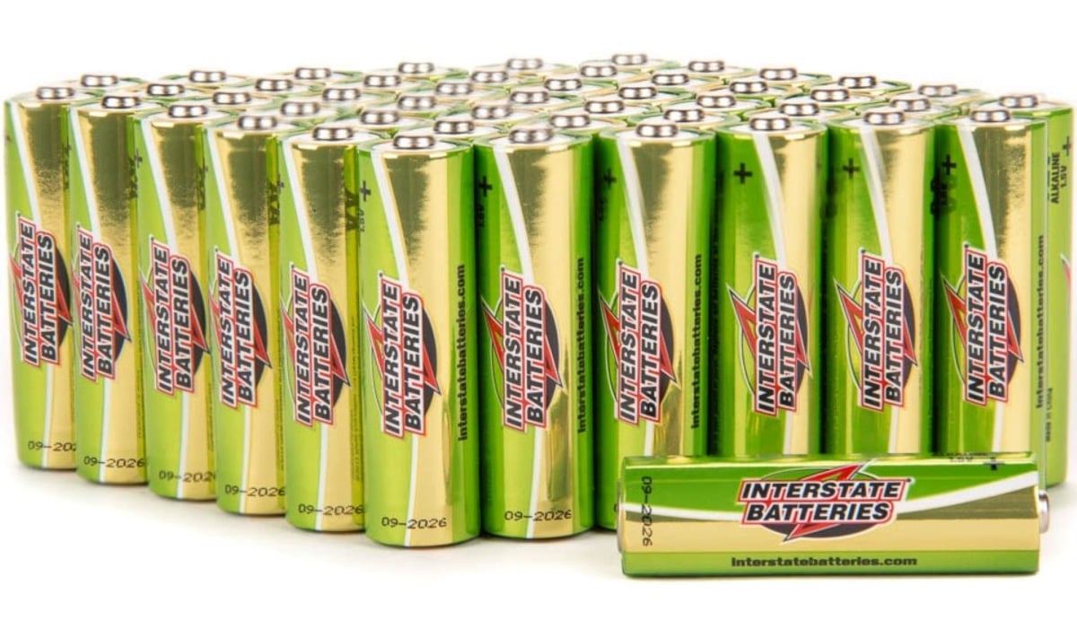 NT87277 1.5V High Performance Interstate Batteries AA Alkaline Battery - Pack of 48