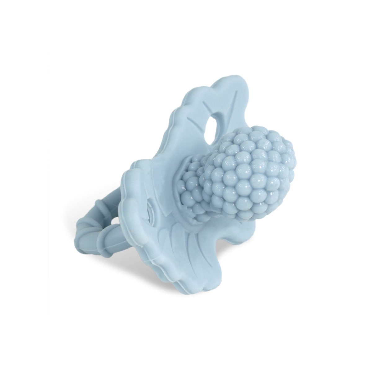 NT87514 RaZbaby Silicone Teether Pacifier, Light Blue