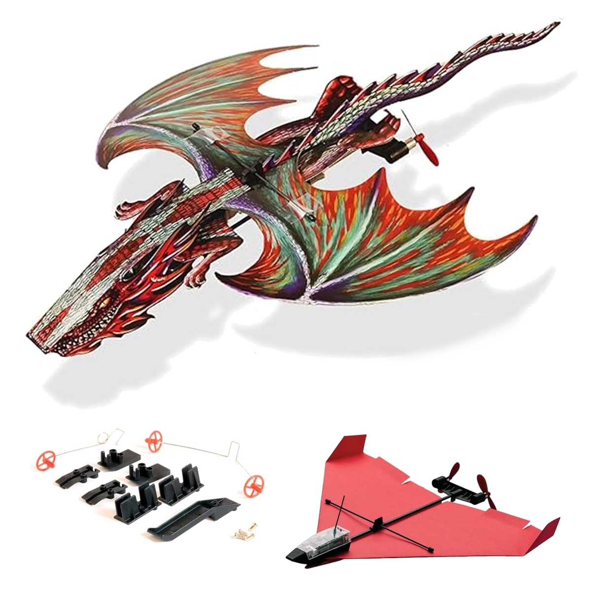 NT87623 POWERUP 4.0 Dragon Edition Smartphone Controlled Paper Airplane Kit