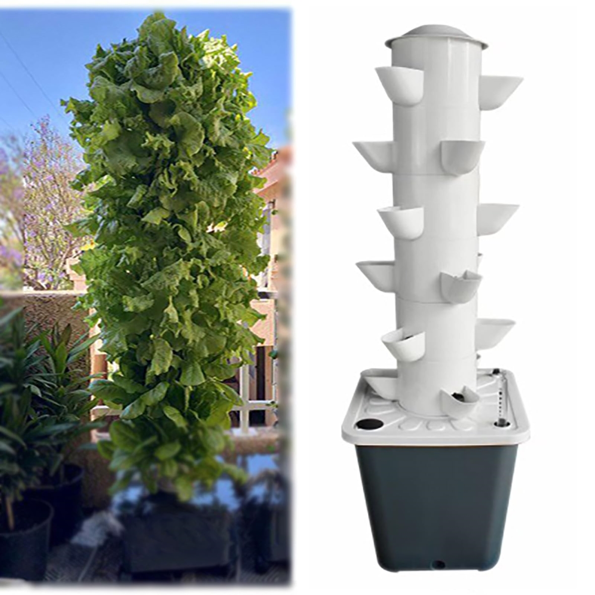 NT87932 Hydroponics Growing System Kit Tower