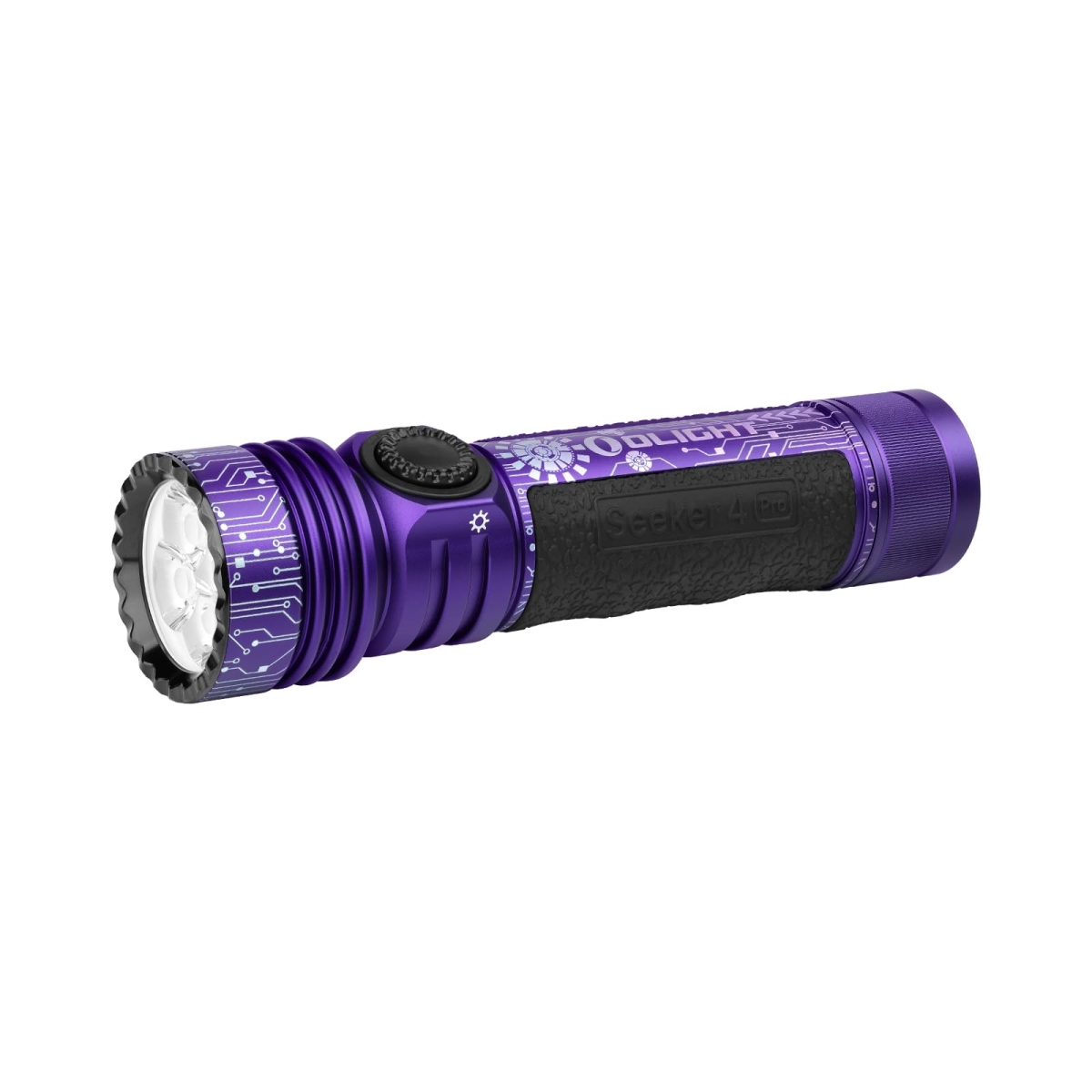 NT83900 OLIGHT Seeker 4 Pro Rechargeable Flashlights, 4600 Lumens, Cyber Violet Cool White