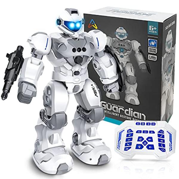 NT83963 VAV Rechargeable Remote Control Robot Toys for Kids Age 6-10