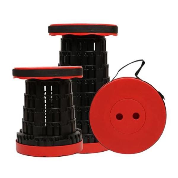 NT84110 2025 Collapsible Stool Chair, Upgraded Folding Stool for Adults, Portable & Adjustable
