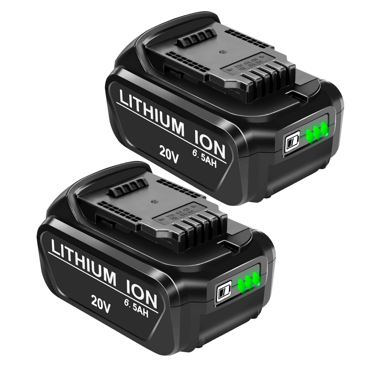 NT84164 20V 6.5Ah Replacement Battery for Dewalt 20V Max XR Lithium-ion Cordless Tools - Pack of 2