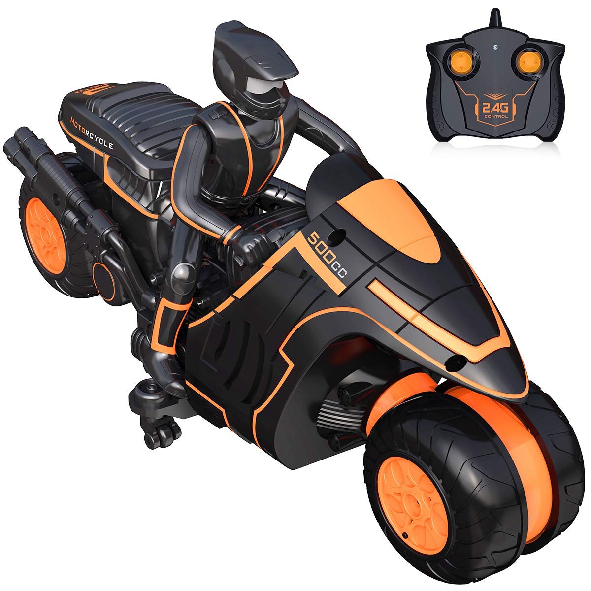 NT84711 Remote Control Motorcycles with 360 Deg Spinning Action & Drift Stunt Capabilities