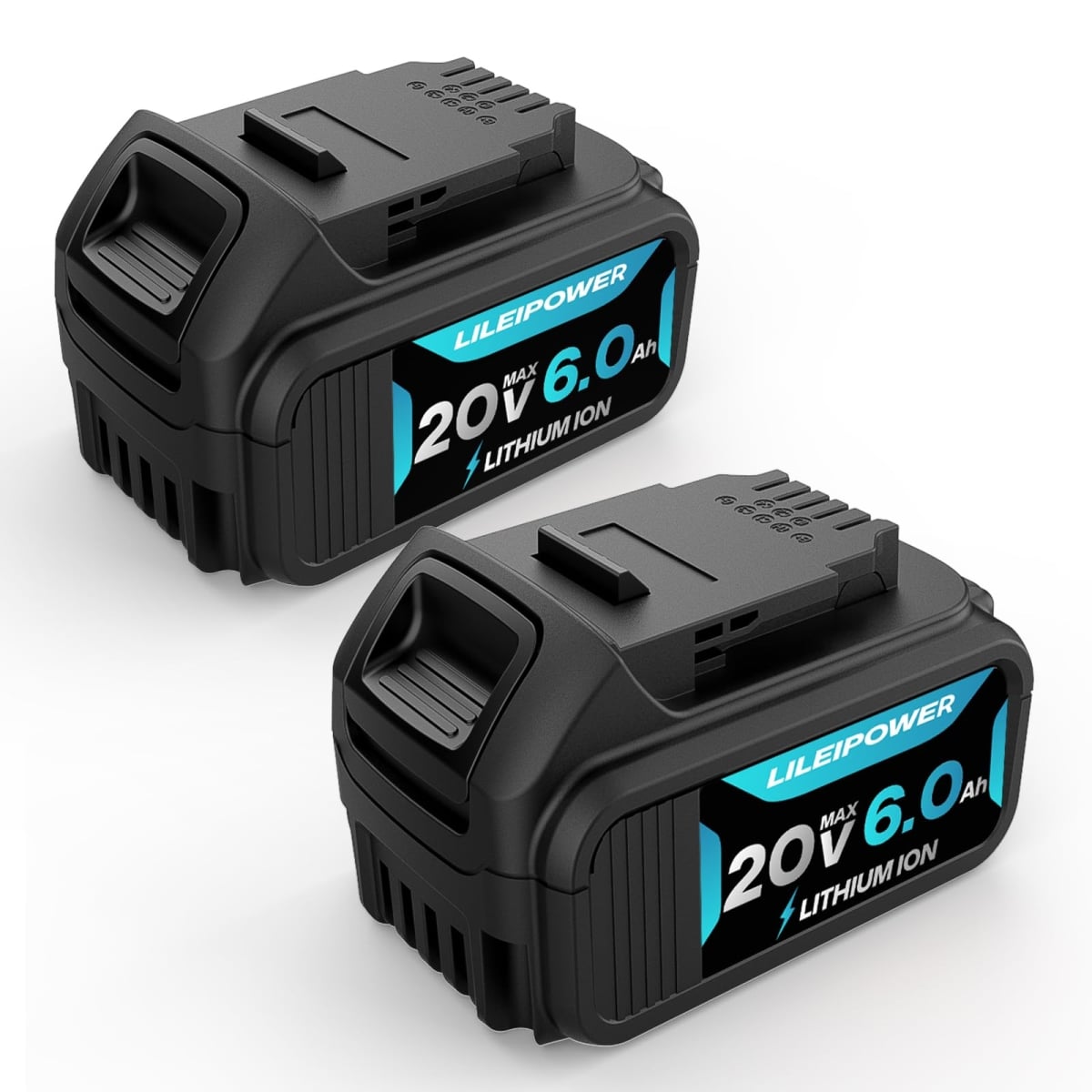 NT85205 6Ah Replacement for Dewalt 20V MAX Battery Compatible with XR Lithium-ion Battery - Pack of 2