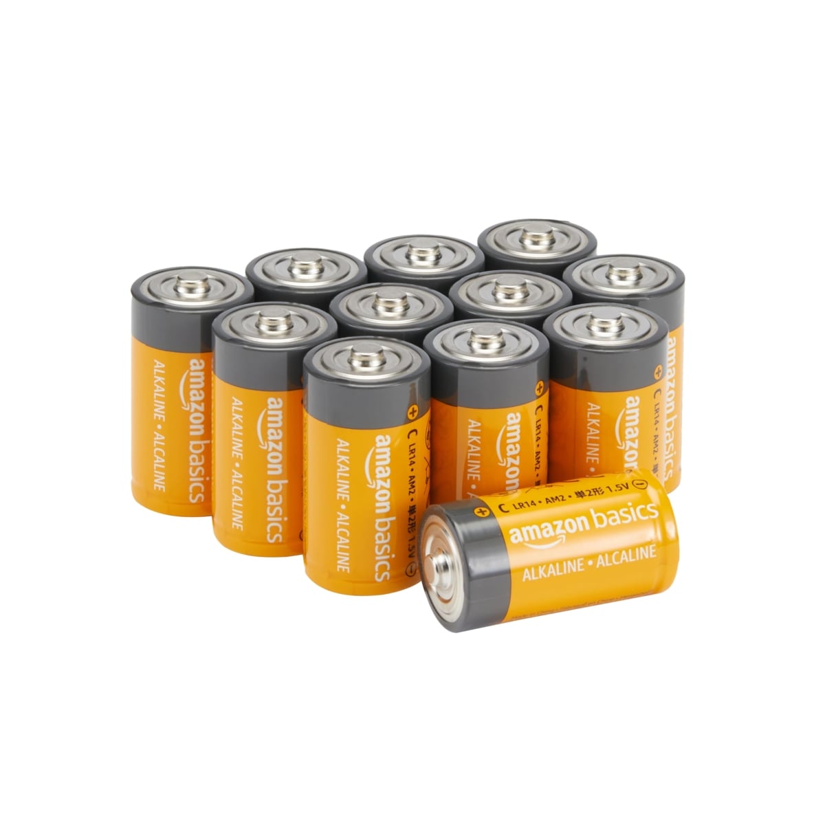 NT85492 1.5V Amazon Basics C Cell Alkaline All-Purpose Batteries - Pack of 12