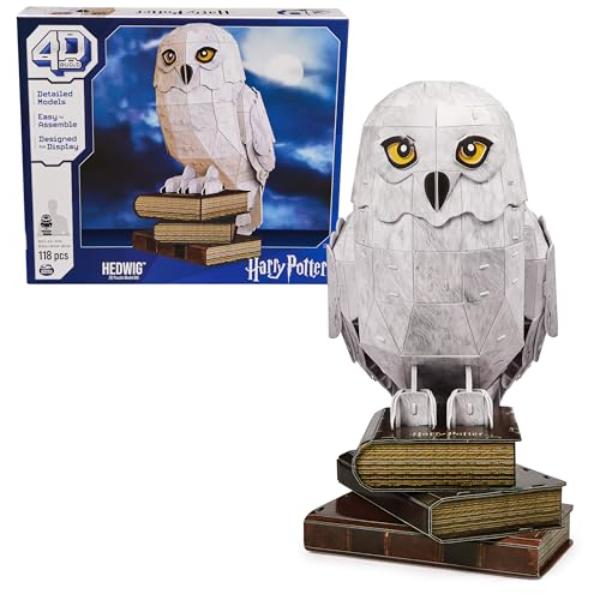NT85855 4D Build Harry Potter Hedwig 3D Model Kit for Age 12 & Up - 118 Piece