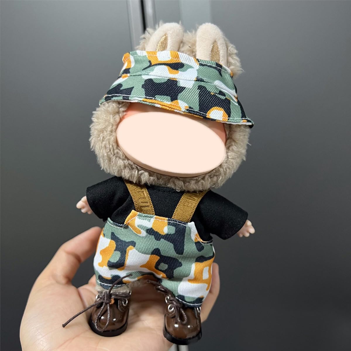 NT85900 6.7 in. Doll Clothes Compatible with Labubu Stylish Backpack Strap Style