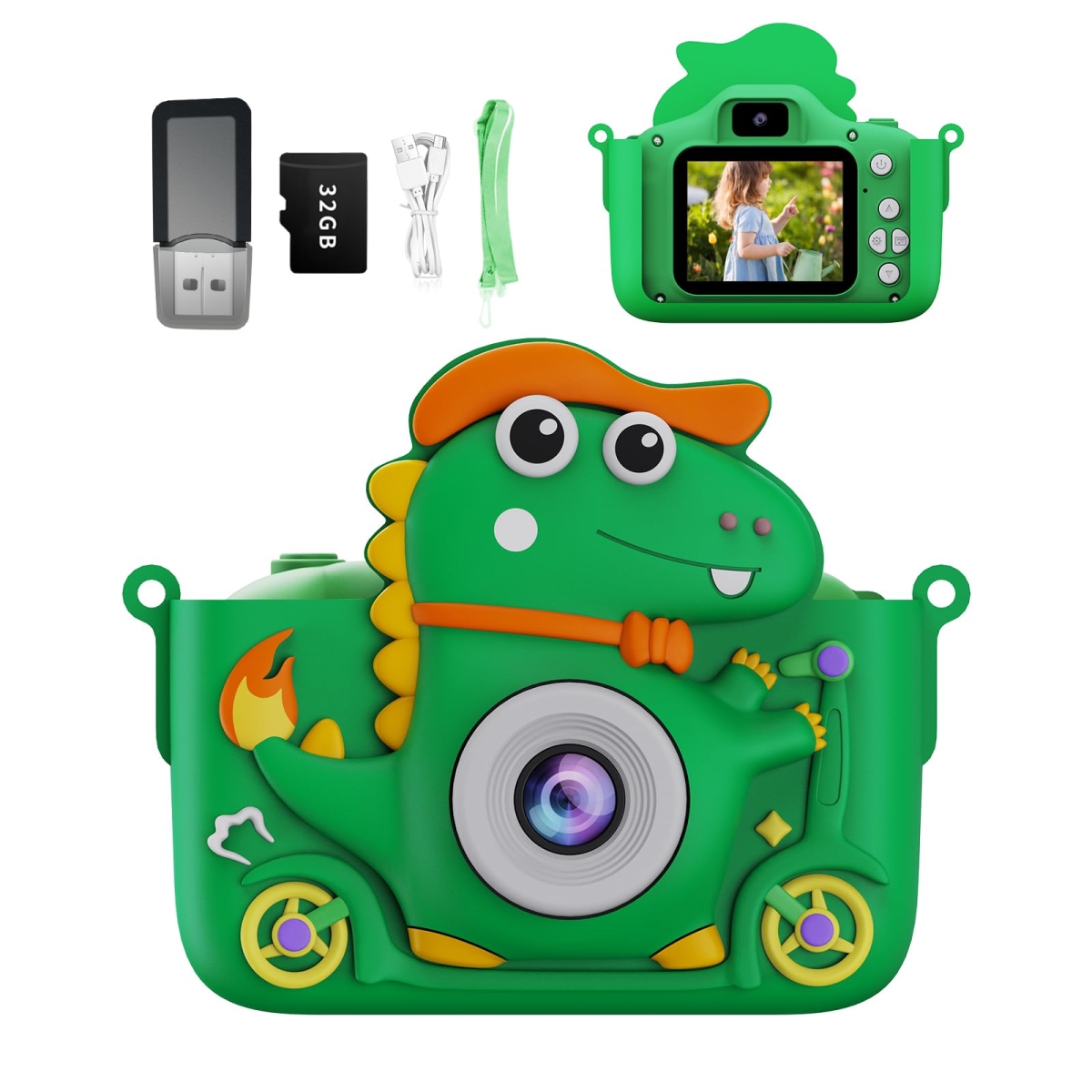 NT86577 Kids Camera with 2 in. LCD Screen & 32GB Memory Card