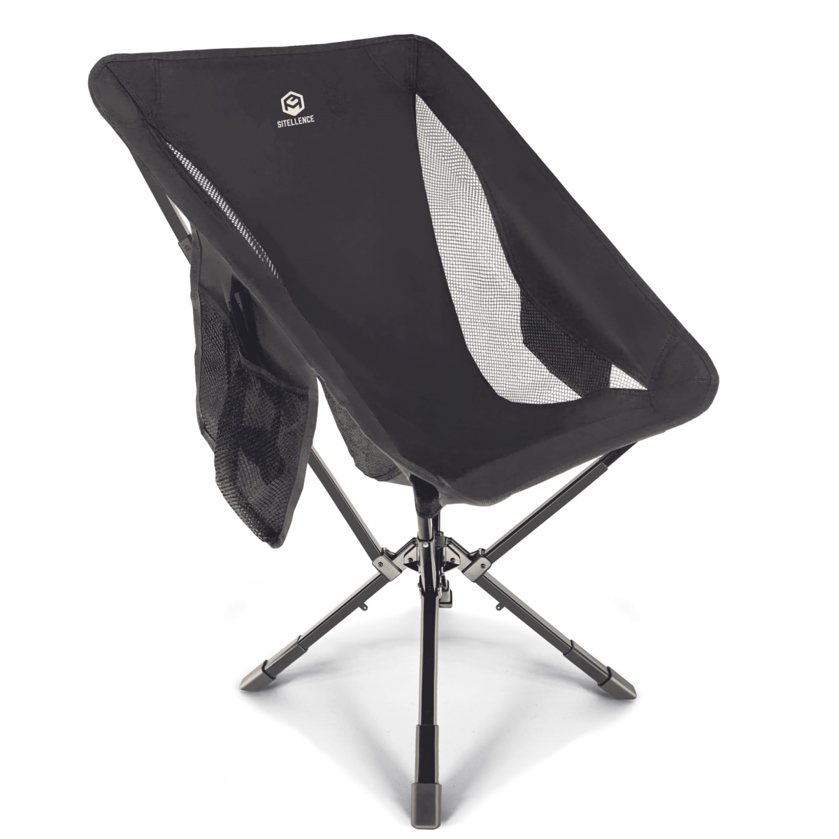 NT87016 ADJ-S2 Portable Camping Chair - Adjustable Height Folding Chair, Compact Collapsible, Supports 330 lbs