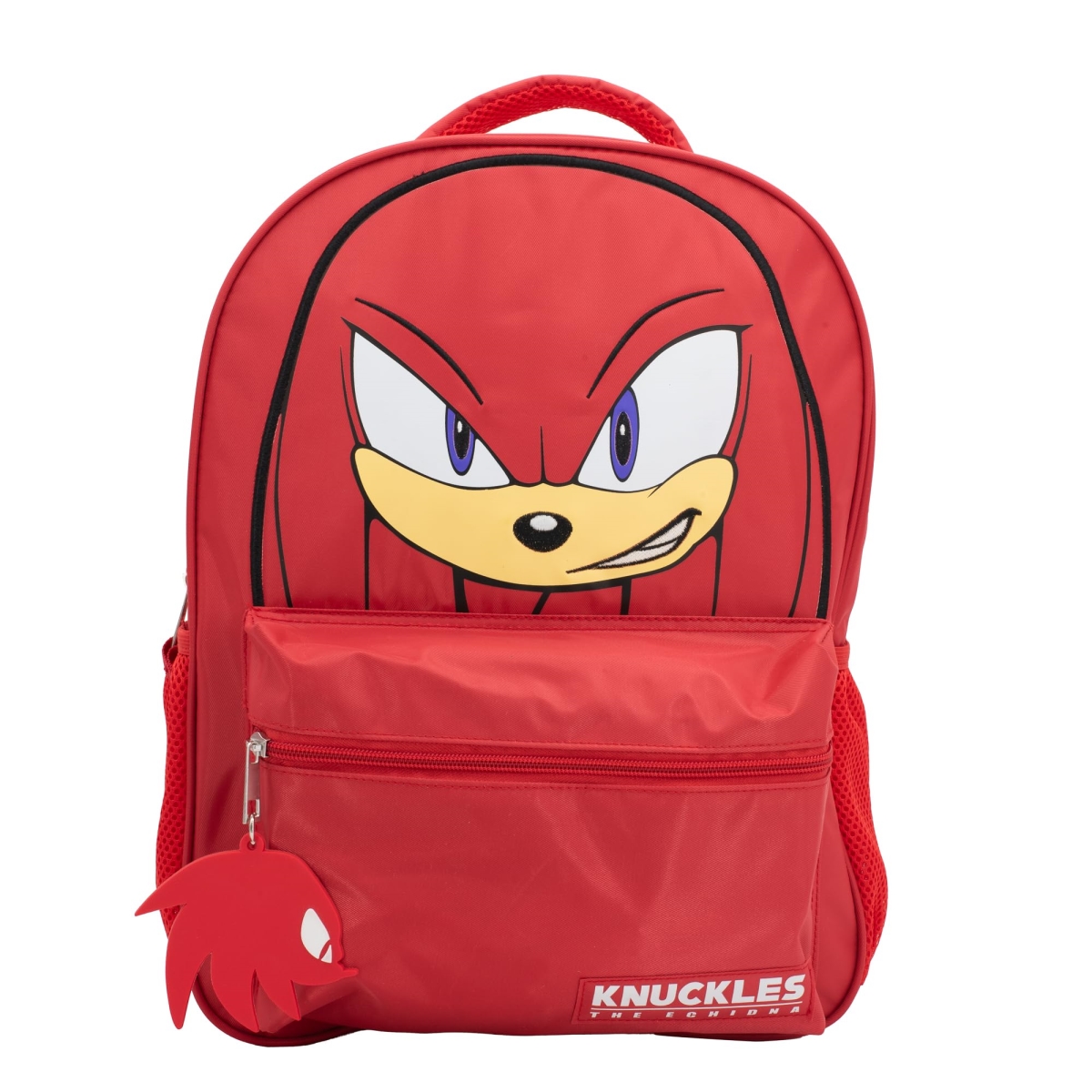 NT87346 16 in. Sonic The Hedgehog Backpack for Boys & Girls, Knuckles Schoolbag, Red