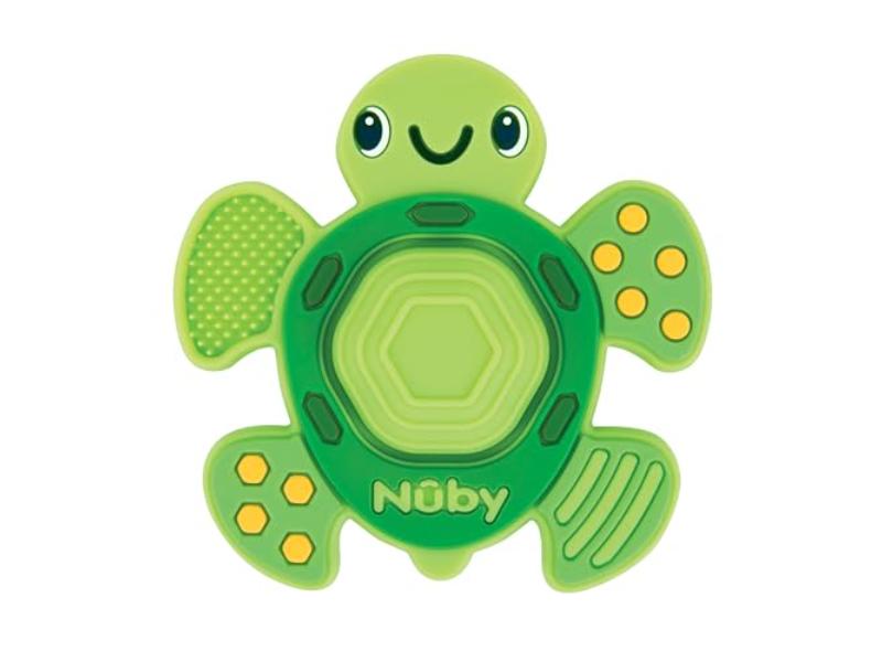 NT87709 Nuby Teethe N Pop Sensory Play Teether - Turtle