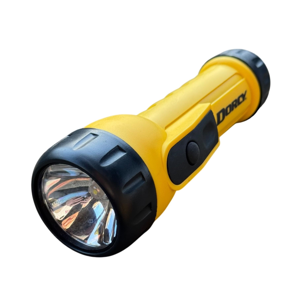 NT87934 Dorcy Heavy Duty Worklight Flashlights with Batteries, Yellow