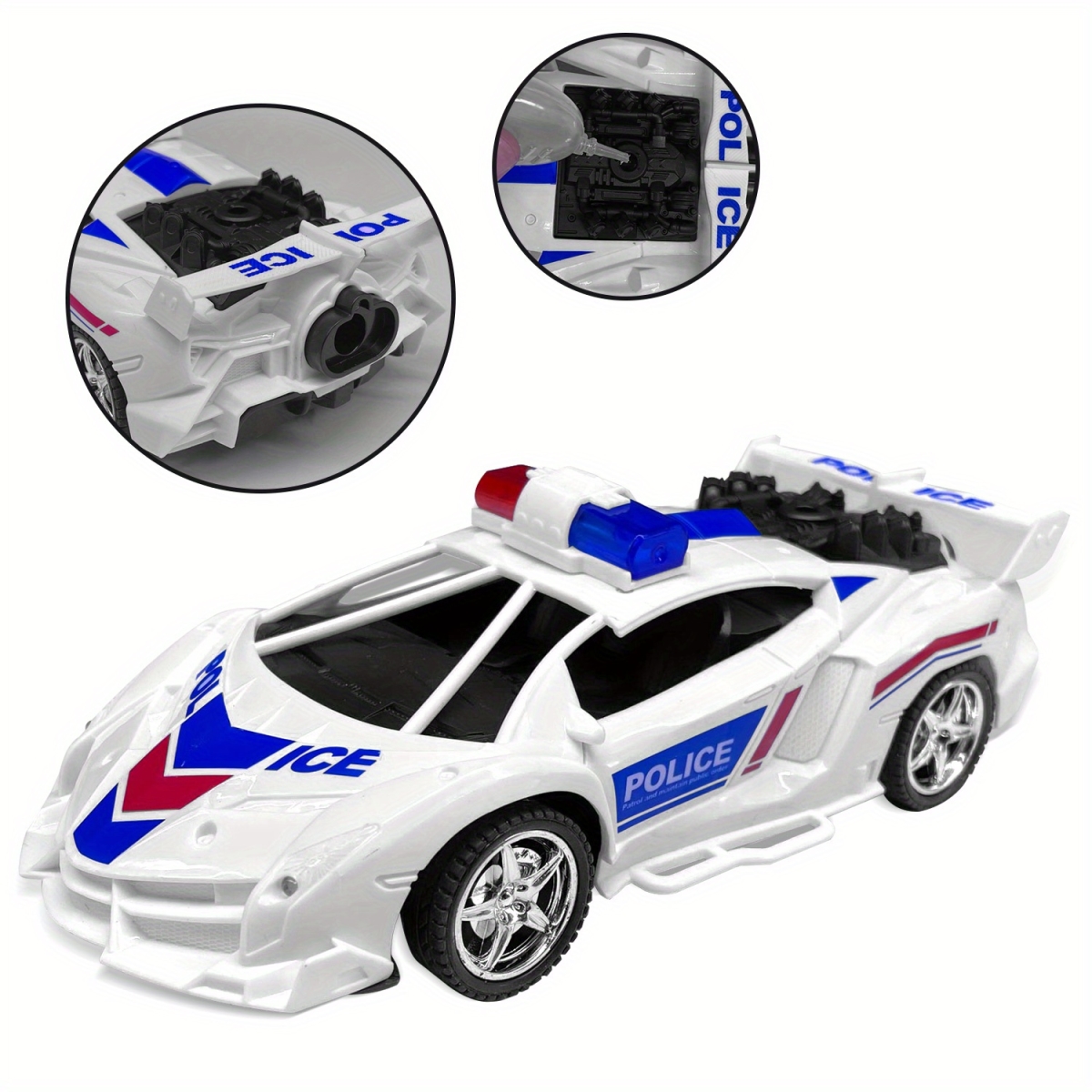 NT32476 1-20 Scale Remote Control Drift Car Toy with Spray & Light -  netjett