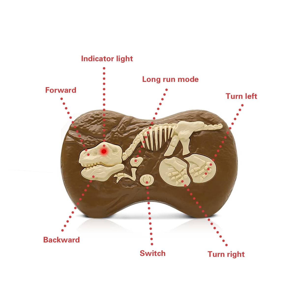 NT32491 Remote Control Dinosaur Toy with Light & Sound for Children