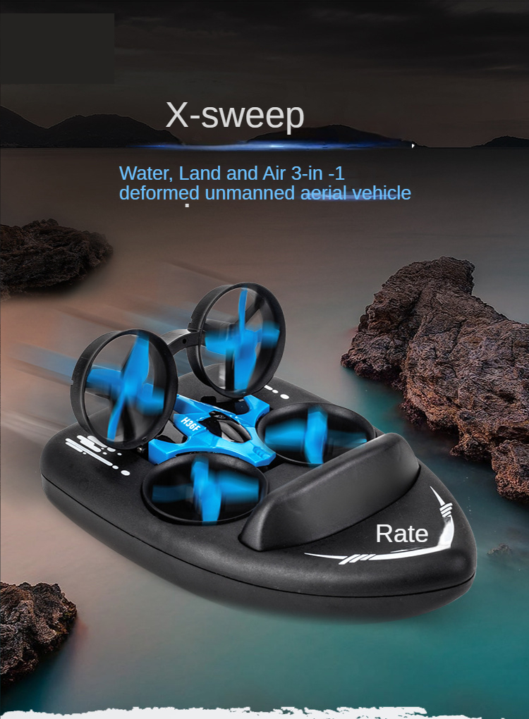 NT32495 Remote Control Land & Air Three-in-one Drone