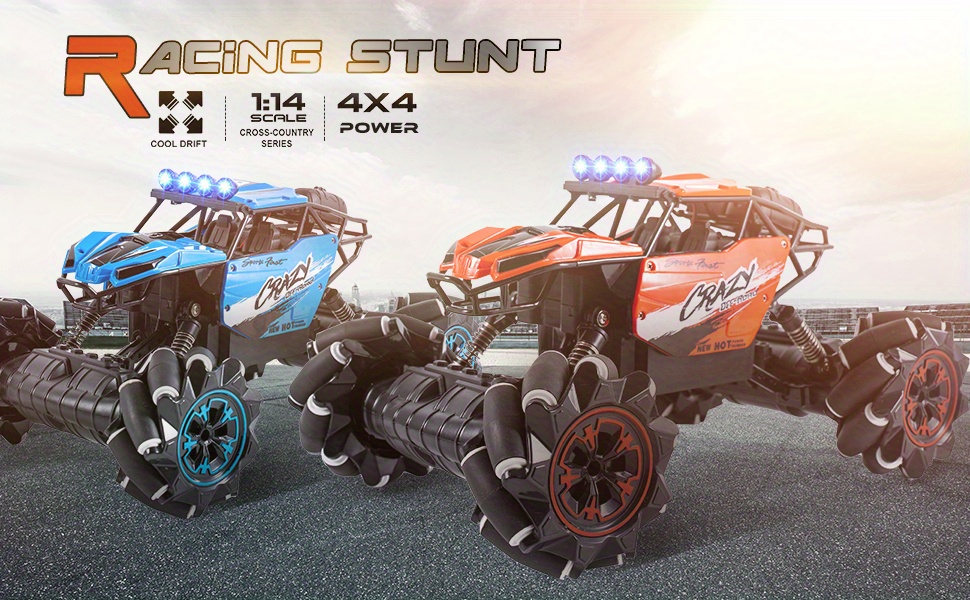 NT32511 Blue & Red Remote Control Monster Truck for Boys