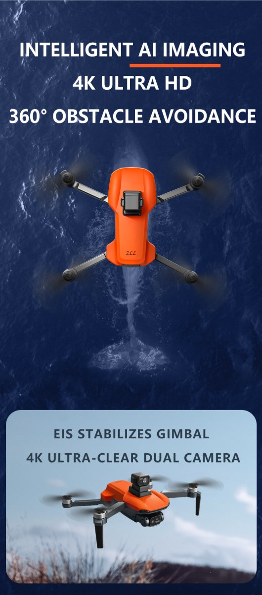 NT31174 4K Camera Drone with 360 deg Obstacle Avoidance