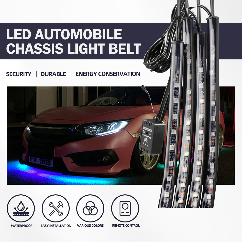 NT31185 Flexible LED Strip Charssis Car Lights, 4 Piece