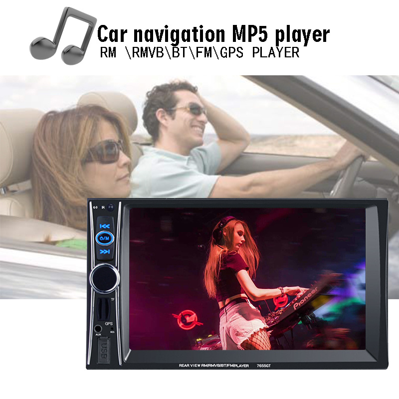 NT31237 6.6 in. HD Touch Screen Dual-Spindle Car Radio