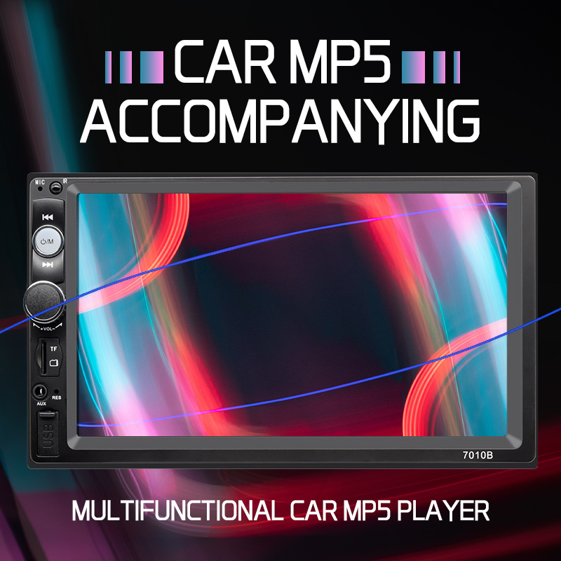 NT31261 7 in. 2 DIN General LCD Touch Screen Car Radio Player