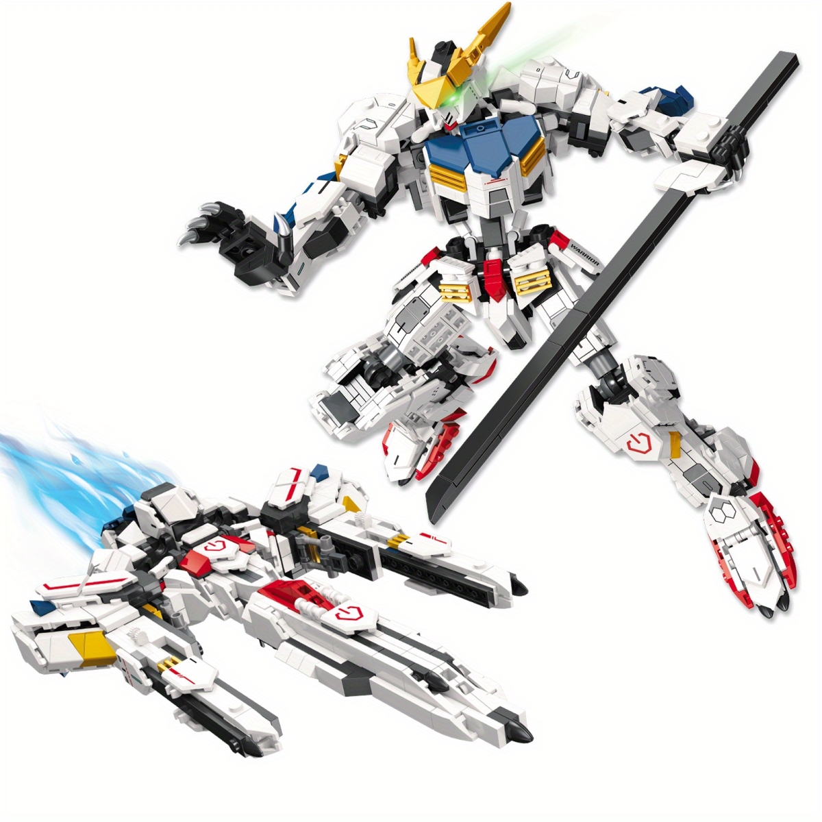 NT31280 11.02 in. 952 Particle Building Blocks Robot Set