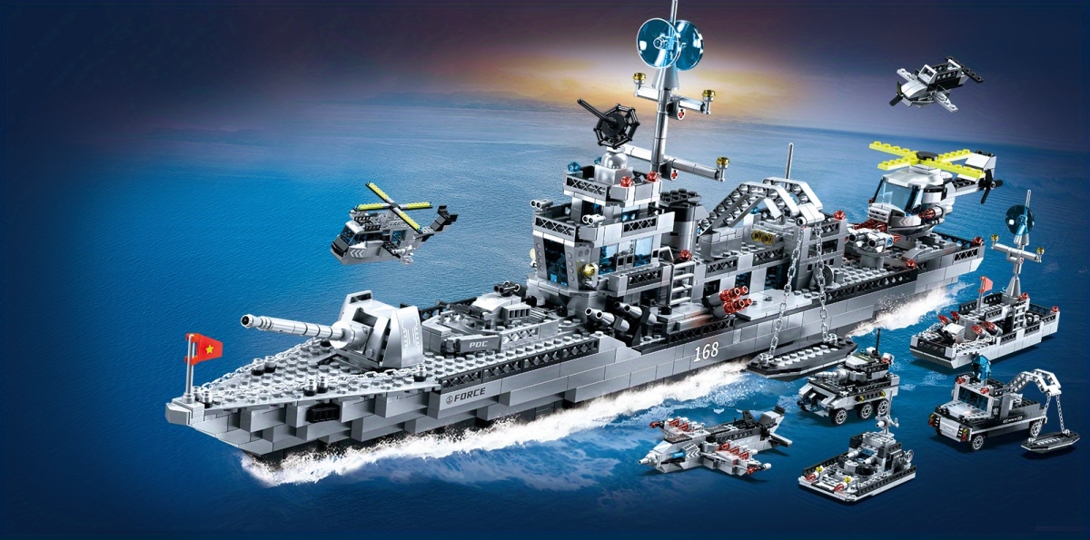 NT31311 Aircraft Carrier Building Blocks Set