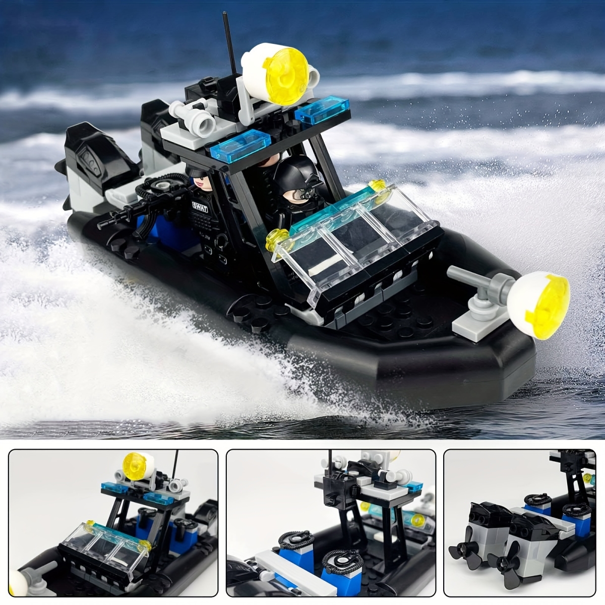 NT31400 Black Kayak Assembly Block Toys