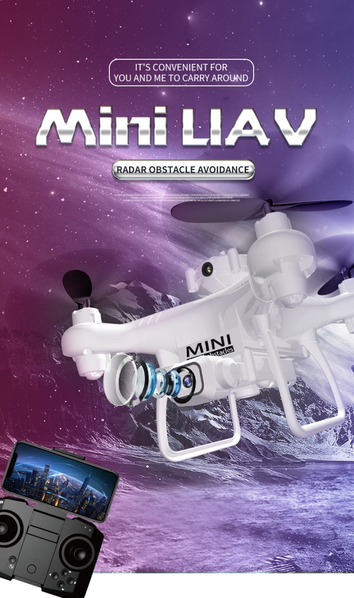 NT31404 Black Technology Small Mini UAV Lens High Definition Remote Control Airplane Flyer Toy