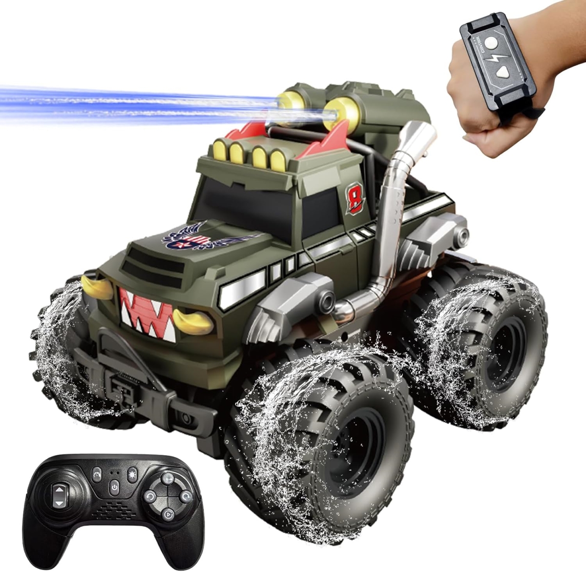 XS106977 Amphibious Remote Control Car with Water Guns