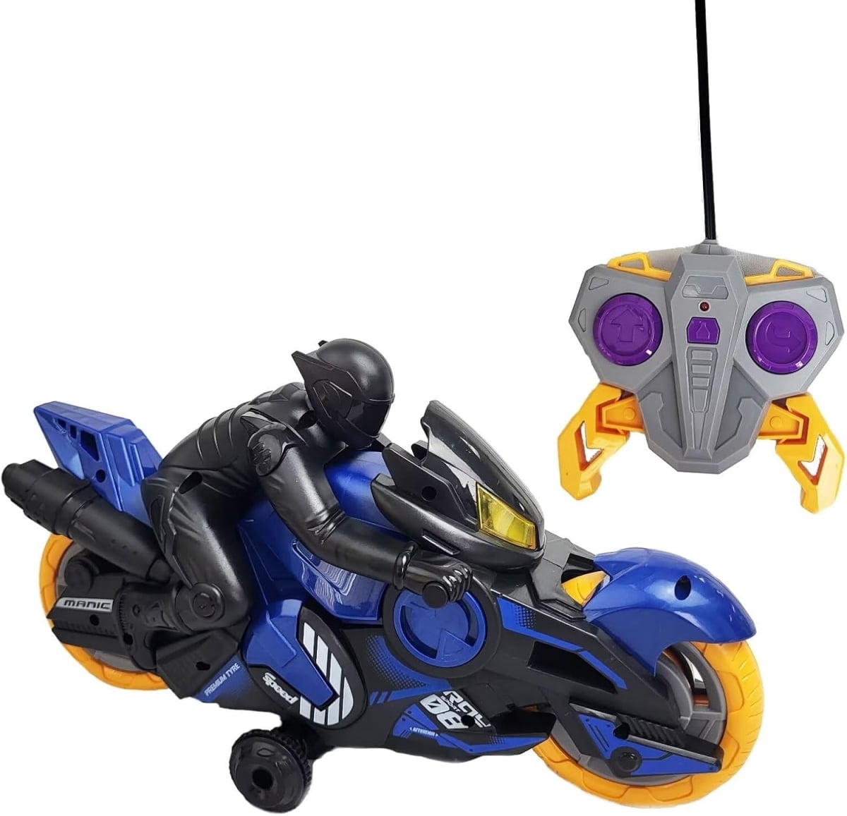XS107116 360 deg Rotate Spinning RC Race Motorcycle with Dazzling Headlight