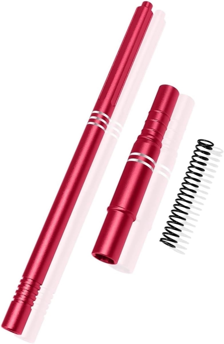 XS107517 RC Car Parts - Metal Center Slider Driveshaft Upgrade Kit for Arma 1-8 Scale Mojave - Red