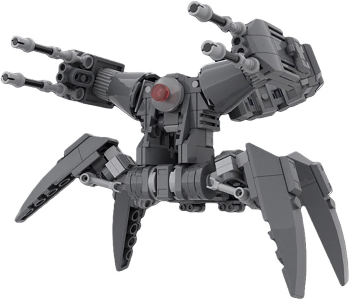 XS107250 Mecha Robot Building Model Kit - MOC Combat Humanoid Armed Mechanical Armor Compatible with Lego - 236 Piece