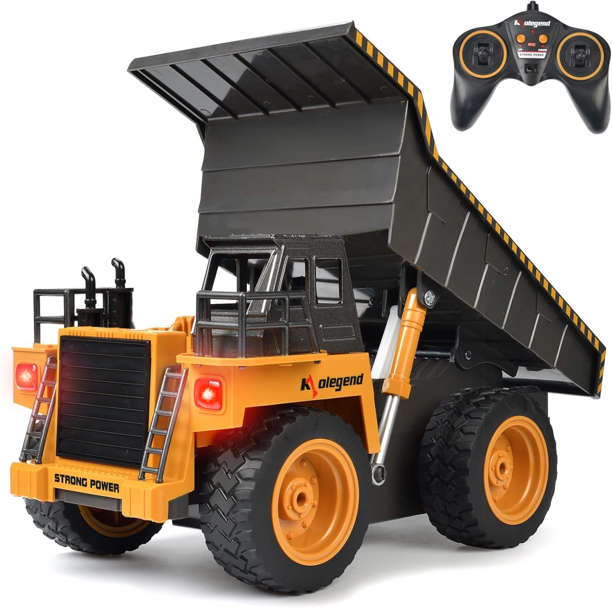 XS107178 Remote Control Dump Truck RC Construction Vehicle Toy with Rechargeable Battery for Kids