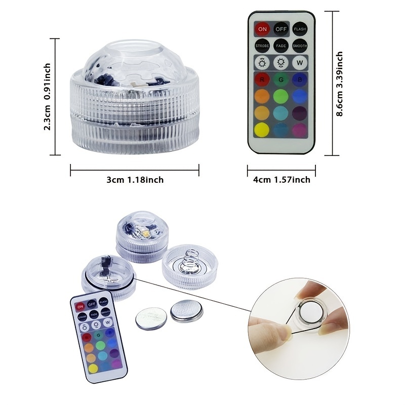 NT32602 Underwater Pond Submersible LED Lights