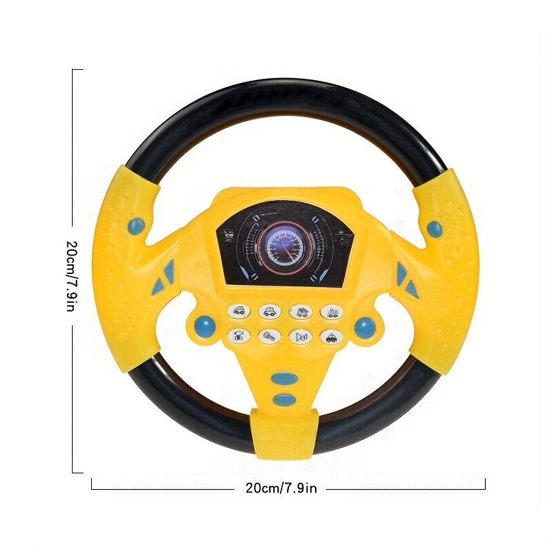 NT32636 Simulation Steering Wheel Toy with Light Sound -  netjett