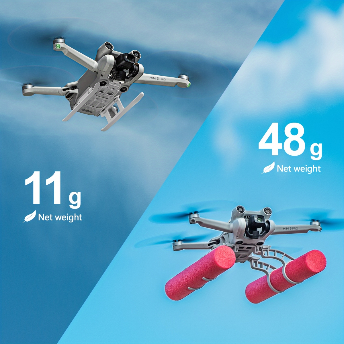 NT32683 Startrc Mini 3 Pro Landing Gear & Water Floating for DJI Mini 3 Pro Drone