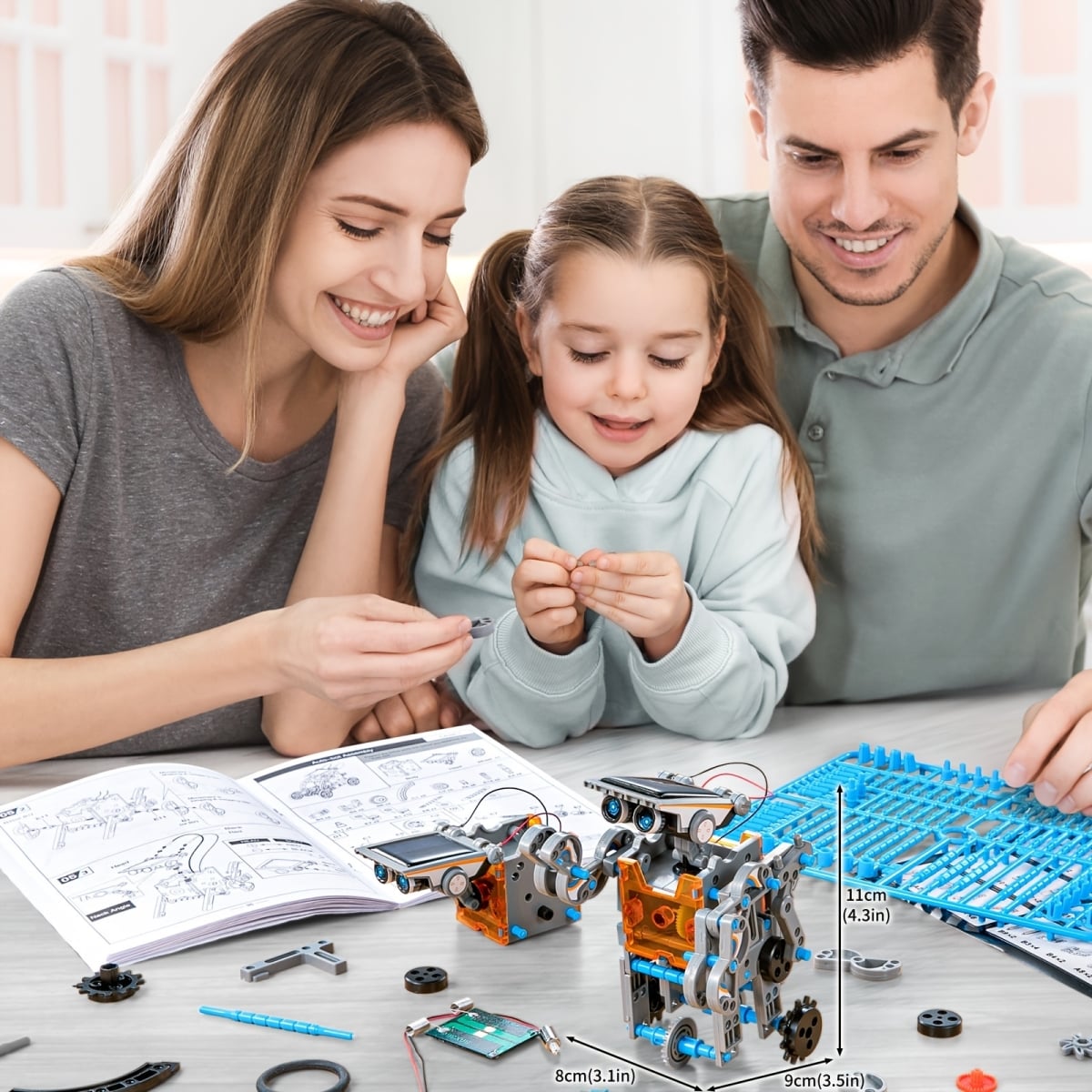 NT32690 12-in-1 Educational Stem Solar Robot Kit for Kids