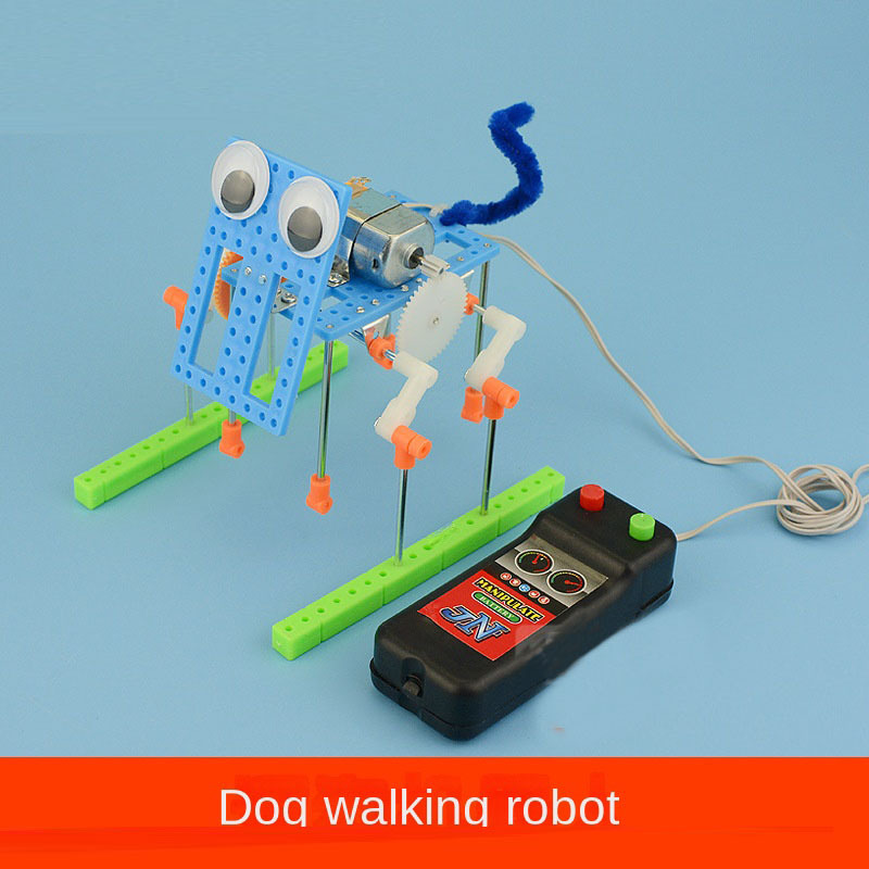 NT32757 Small Production Invention DIY Dog Walking Robot