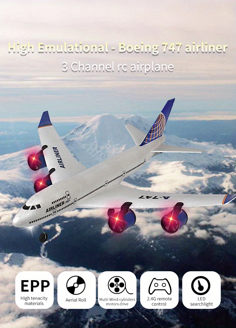 NT32770 Three-Channel Remote Control Passenger Plane Aircraft Toy