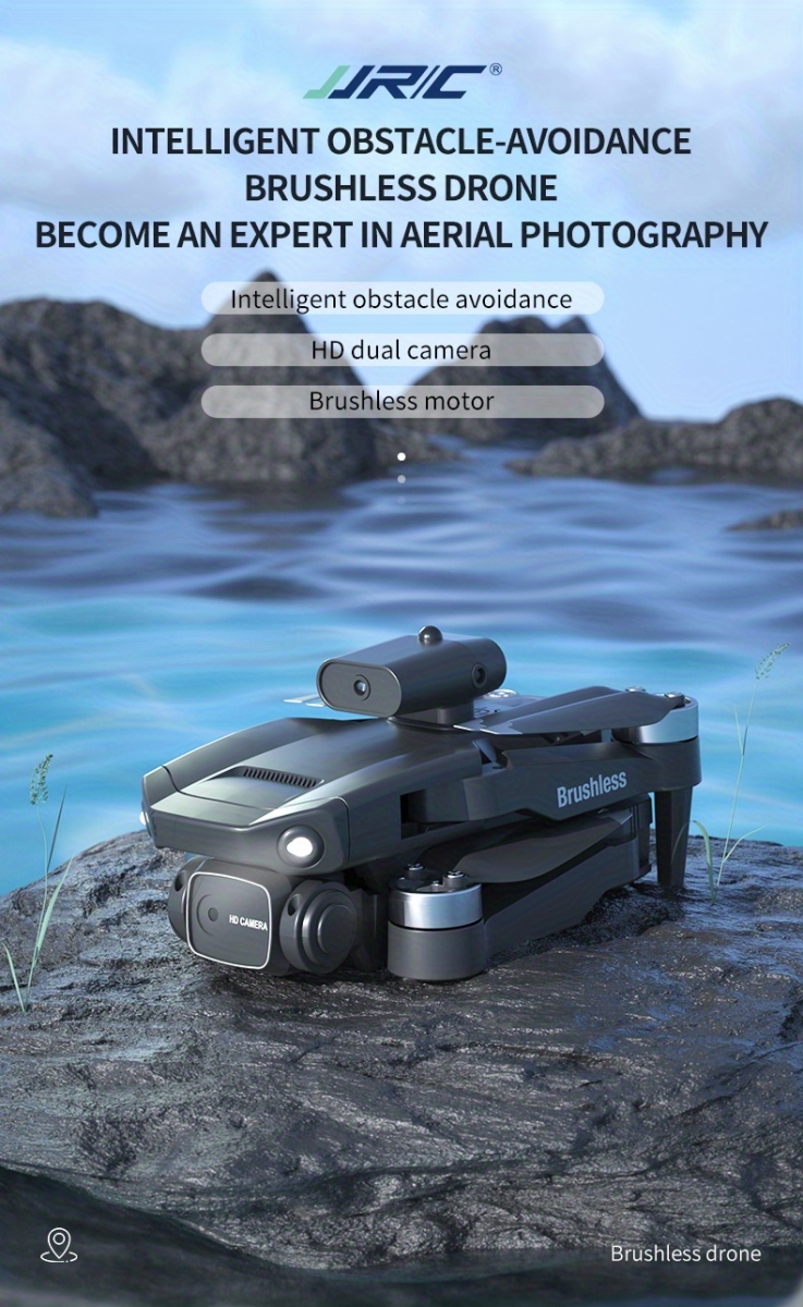 NT31412 Brushless Motor RC Drone with 360 deg Obstacle Avoidance