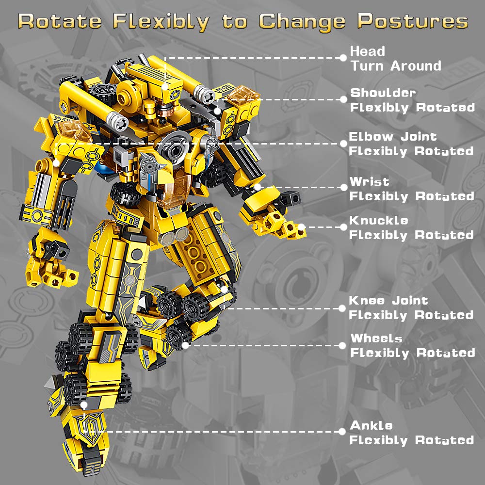 NT31424 Building Robot Toys, 573 Piece