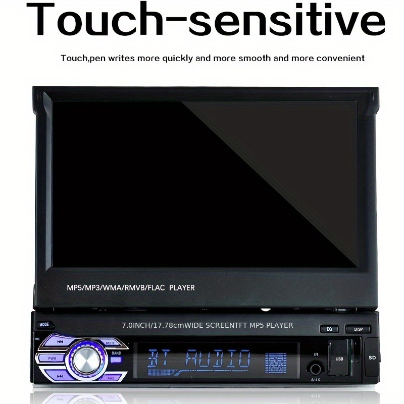 NT31457 7 in. Car Radio Universal Single Spindle Wince Built-in MP5 Player