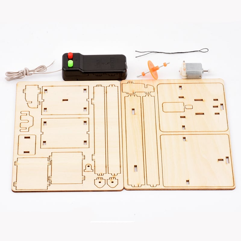 NT31469 Children DIY Electric Remote Control Elevator Lift Model Kit